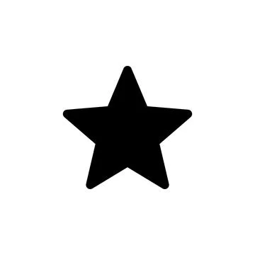 Star Icon vector. rating icon vector. favourite star icon Illustrazione stock