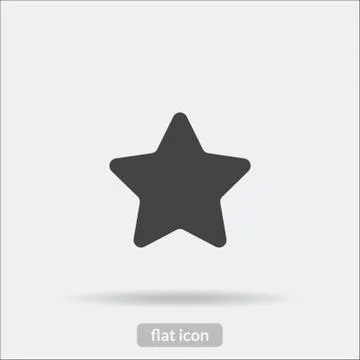 Star icon, Vector is type EPS10 Stock Illustration
