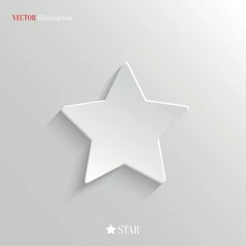 Star icon - vector web background Stock Illustration