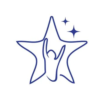 Star illustration Illustrazione stock