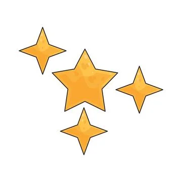 Star illustration Stock Illustration