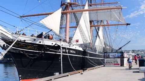 Star of India ship Stock Footage 79178697