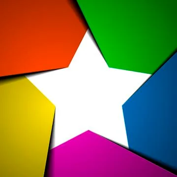 Star infographic Stock Illustration