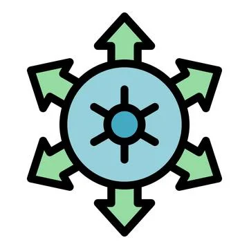 Star integrity icon vector flat Stock Illustration