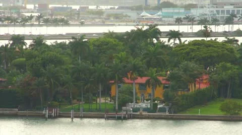 Star Island Real Estate Stock Footage