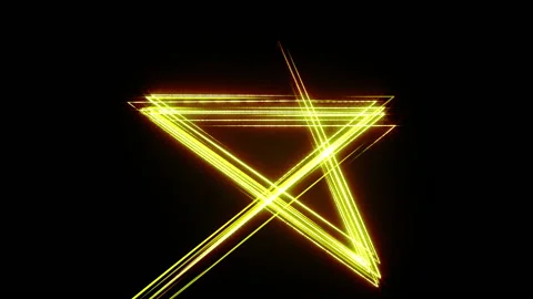 Star light glow stroke trail line effect animation Video stock 149304712