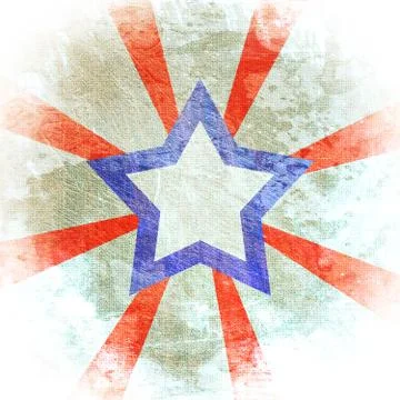 Star on light grunge background Stock Photos
