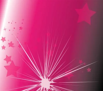 Star light with purple background Stock Illustration