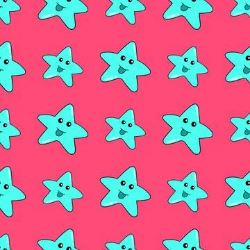 Star light seamless repeat pattern. background illustration 스톡 일러스트