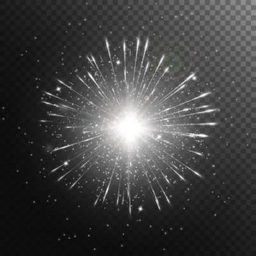 Star light silver Stock Illustration