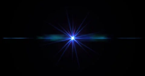 Star lighting flare brightly effect on black backgrounds Vídeos de archivo 330665952