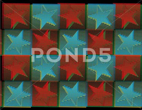 Star line set vector art Stock Illustration