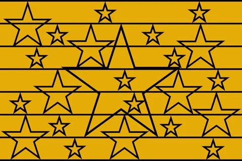 Star line shape textures and pattern vector illustration Stock Illustration