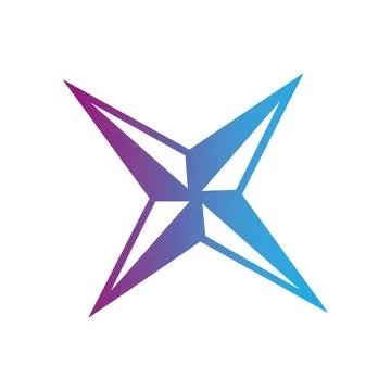Star logo designs template, Fast star logo Vector illustration design pro Vector Stock Illustration