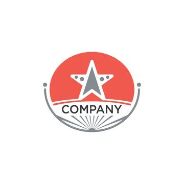 Star logo Stock Illustration