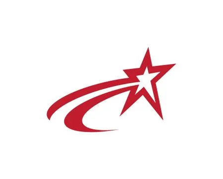 Star Logo Template Illustrazione stock