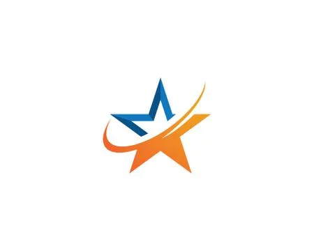 Star Logo Template vector icon illustration design Stock Illustration