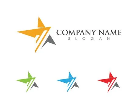 Star Logo Template vector icon Stock Illustration