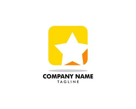 Star Logo Template Vector Icon Illustration Design Stock Illustration