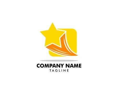 Star Logo Template Vector Icon Illustration Design Stock Illustration