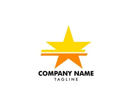 Star Logo Template Vector Icon Illustration Design Stock Illustration