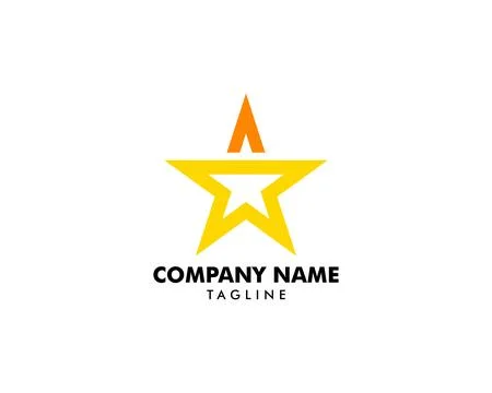 Star Logo Template Vector Icon Illustration Design Stock Illustration