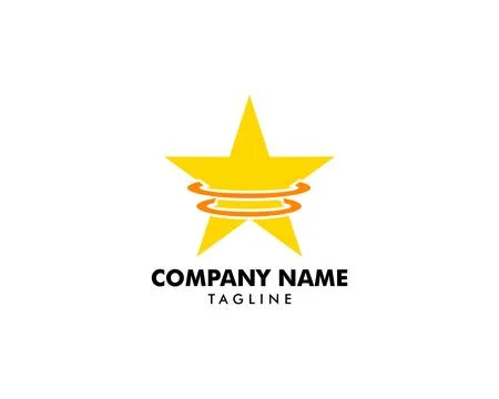 Star Logo Template Vector Icon Illustration Design Stock Illustration