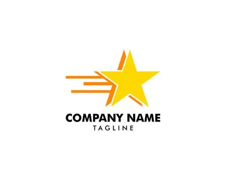 Star Logo Template Vector Icon Illustration Design Stock Illustration