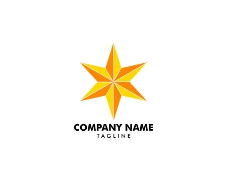Star Logo Template Vector Icon Illustration Design Stock Illustration