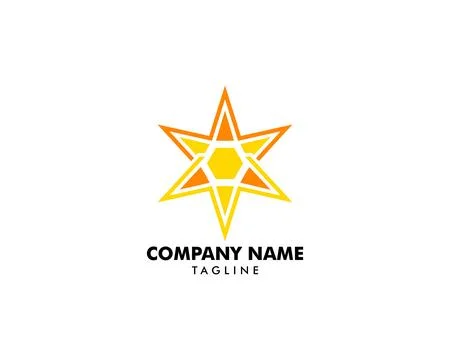 Star Logo Template Vector Icon Illustration Design Stock Illustration