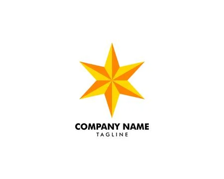 Star Logo Template Vector Icon Illustration Design Stock Illustration