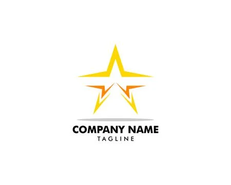 Star Logo Template Vector Icon Illustration Design Stock Illustration