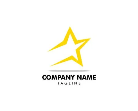 Star Logo Template Vector Icon Illustration Design Stock Illustration