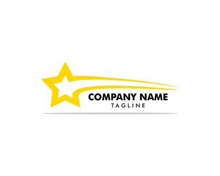 Star Logo Template Vector Icon Illustration Design Stock Illustration