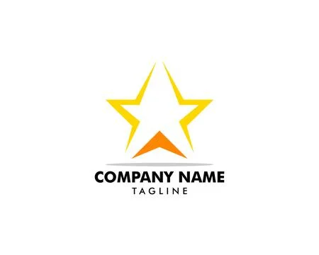 Star Logo Template Vector Icon Illustration Design Stock Illustration