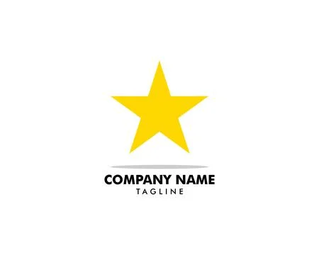 Star Logo Template Vector Icon Illustration Design Stock Illustration