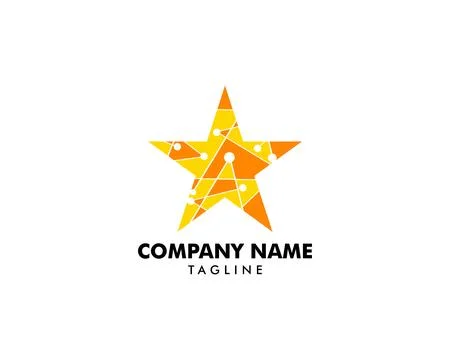 Star Logo Template Vector Icon Illustration Design Stock Illustration