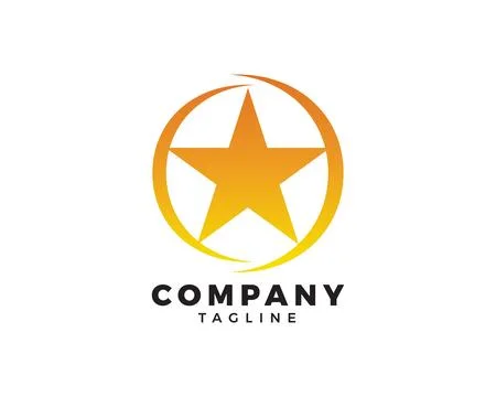 Star Logo Template Vector Icon Illustration Design Illustrazione stock