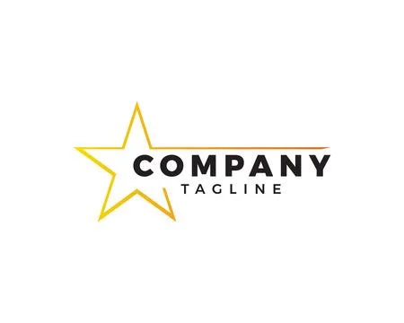 Star Logo Template Vector Icon Illustration Design Stock Illustration