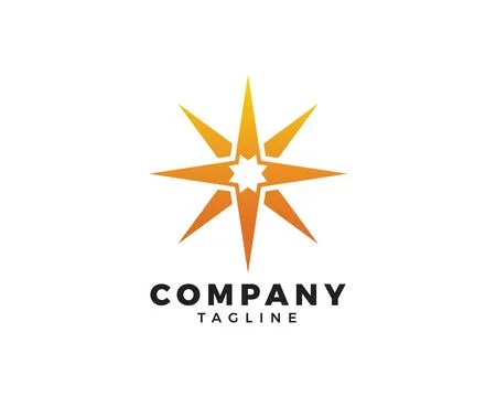 Star Logo Template Vector Icon Illustration Design Illustrazione stock
