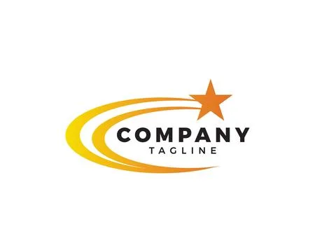 Star Logo Template Vector Icon Illustration Design Stock Illustration