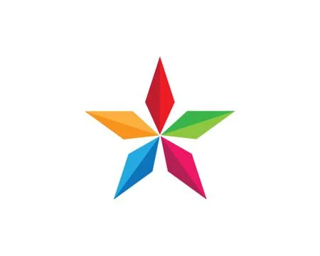 Star Logo Template vector 스톡 일러스트