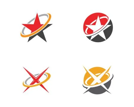 Star Logo Template vector 스톡 일러스트