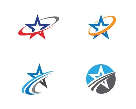 Star Logo Template vector Stock Illustration