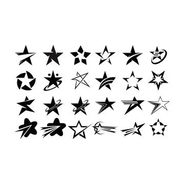 Star Logo Template vector Stock Illustration