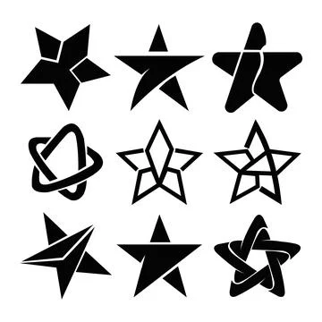 Star Logo Template vector Stock Illustration