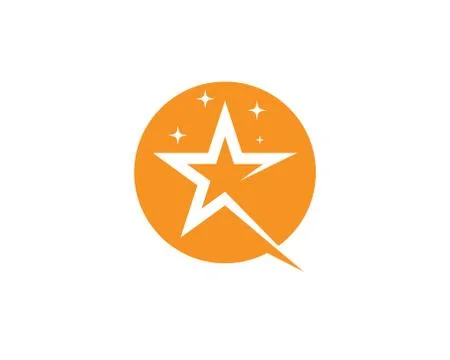Star logo vector and template icon Stock Illustration