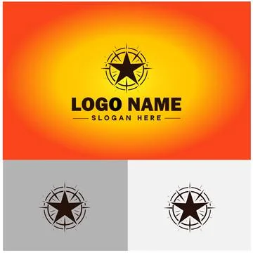 Star logo vector art icon graphics for business brand icon star logo template Stock Illustration