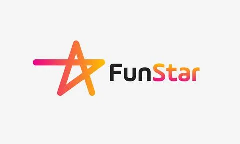 Star logo vector gradation color symbol success icon brand business company.. Stock Illustration