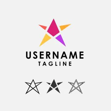 Star logo vector Stock Illustration